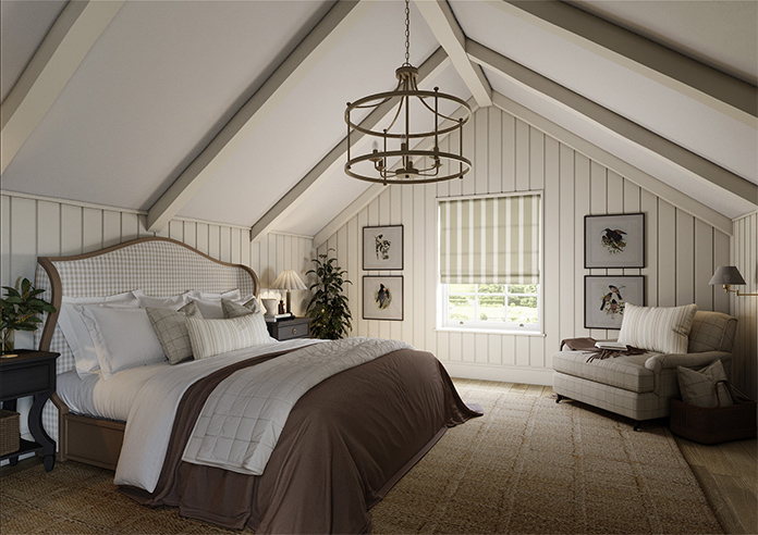 The British Stripe Co. Henry, Dover No.1 - Roman Blind - Image 6